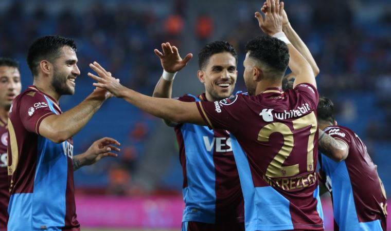 Trabzonspor farklı kazandı! Trabzonspor 4 - 1 Fatih Karagümrük (Maç sonucu)