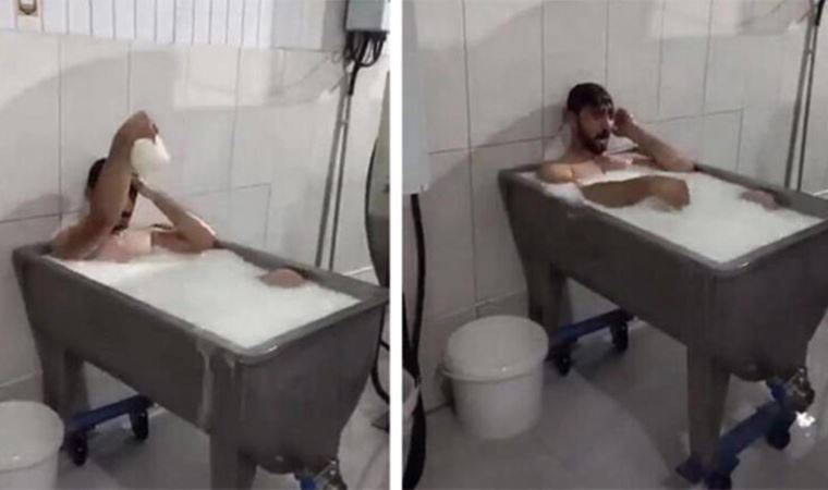 Süt banyosu yapan işçi konuştu: ‘Kazana kendi isteğimle girmedim, müdürüm bana ceza verdi’