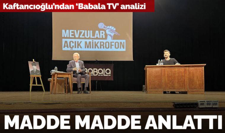 Canan Kaftancıoğlu'ndan 'Babala TV' analizi