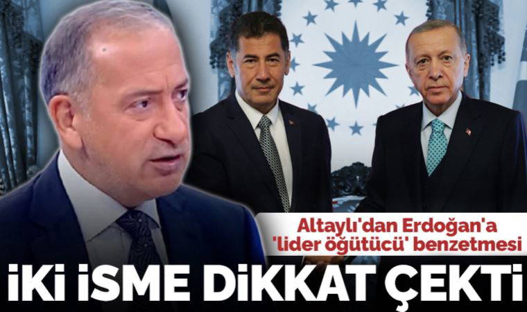 Sinan Oğan'ın kararının ardından... Fatih Altaylı'dan Erdoğan'a 'lider öğütücü' benzetmesi: 'Şimdilik buna dayanan iki lider var...'