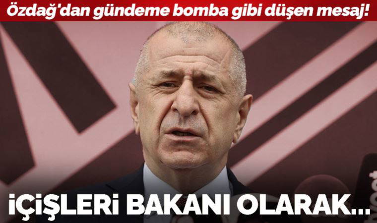 Son Dakika...  Ümit Özdağ: Suriyelileri İçişleri Bakanı olarak yollayacağım