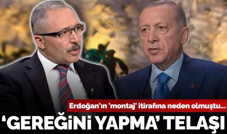 Erdoğan'ın 'montaj' itirafına neden olmuştu... Abdulkadir Selvi 'gereğini yapma' telaşına düştü