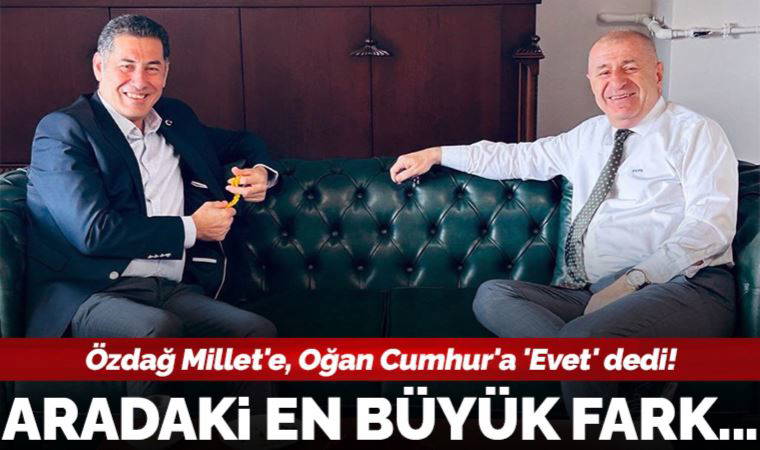 Ümit Özdağ Millet'e, Sinan Oğan Cumhur'a 'Evet' dedi: Aradaki en büyük fark!