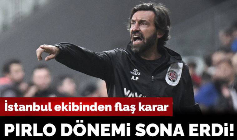 Fatih Karagümrük'te Andrea Pirlo dönemi sona erdi