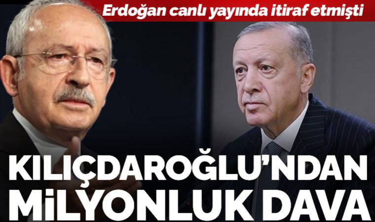 Son Dakika: Kılıçdaroğlu'ndan Erdoğan'a montaj davası