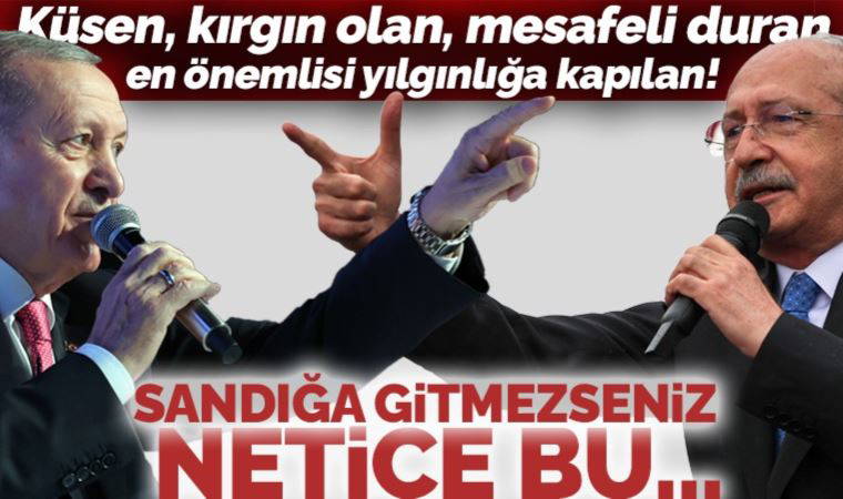 KONDA ikinci tur seçim anketinin sonuçlarını paylaştı! Sandığa gitmezseniz maalesef...