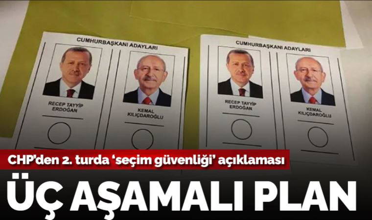 Son Dakika: CHP'li Çelik: 'Seçim güvenliği için üç aşamalı plan yaptık'