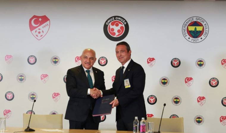 TFF ile Fenerbahçe arasında Omuz Omuza Kampanyası Bağış Protokolü imzalandı