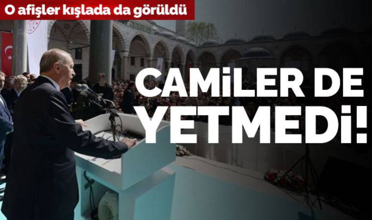 Kışlaya da siyaset girdi: Erdoğan’ın posterleri tel örgülere asıldı