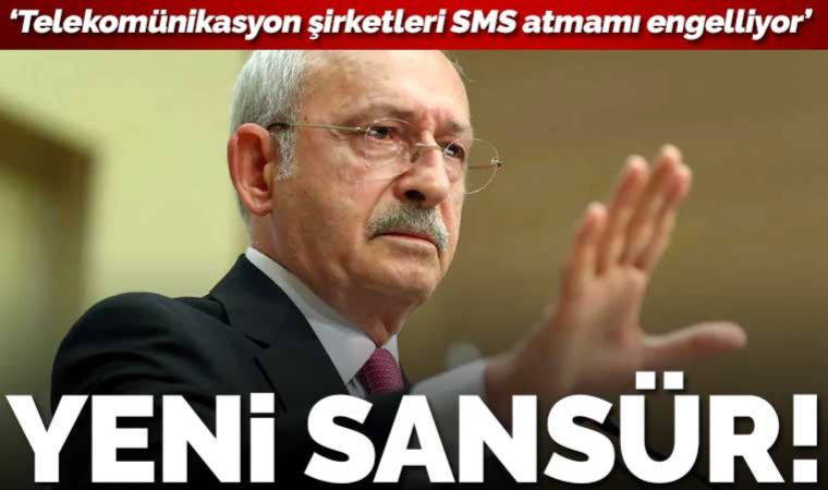 Son dakika... Kılıçdaroğlu'na yeni sansür! Bu kez telekomünikasyon şirketleri...