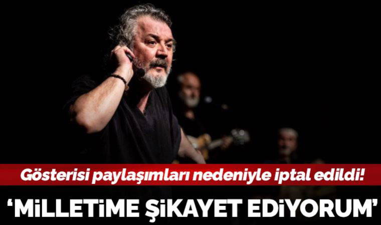 Müfit Can Saçıntı'nın gösterisi iptal edildi: ‘Belediye başkanımız paylaşımlarınızı görmüş’