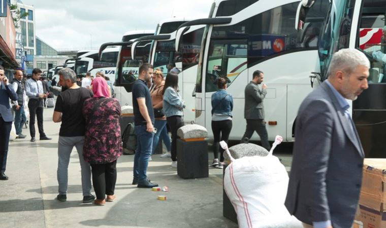 Otogarda 'ikinci tur' hareketliliği