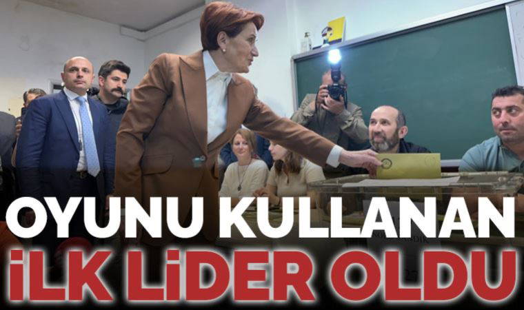 Oyunu kullanan ilk lider Meral Akşener oldu: 'Allah inşallah gönlümüzdekini nasip eder'