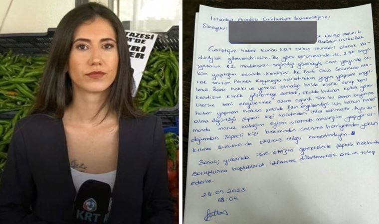 AKP'li okul sorumlusundan KRT TV muhabirine 'çekim' yasağı