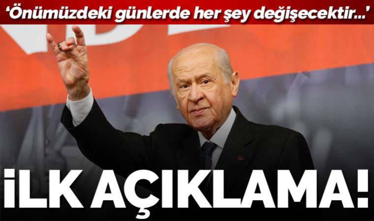 Son dakika... Bahçeli'den ilk açıklama: 'Herkes sonuca saygı duymalı'