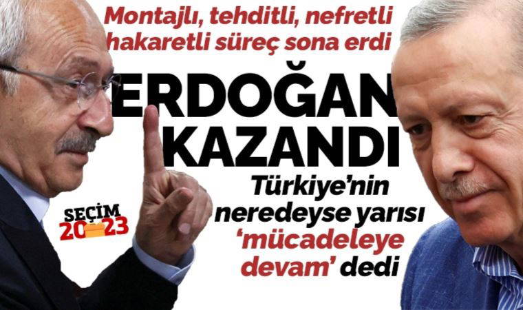 Son Dakika... 2023 seçim sonuçları: Erdoğan kazandı, milyonlar 'mücadeleye devam' dedi