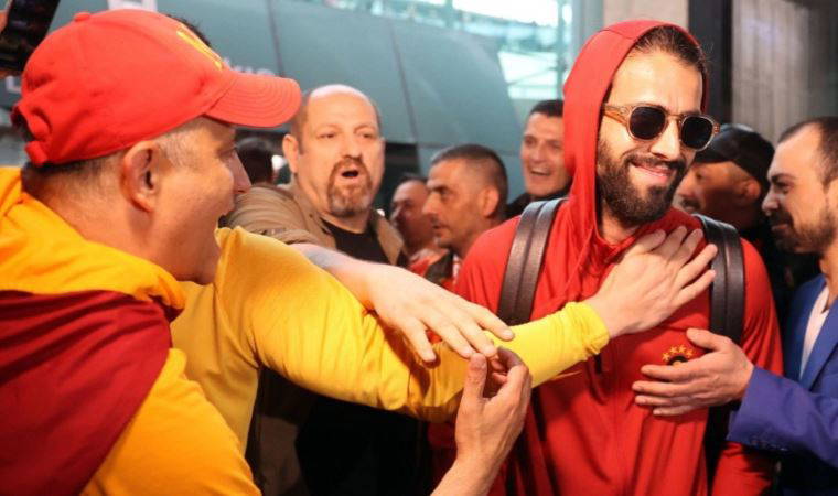 Galatasaray başkentte şampiyon gibi karşılandı