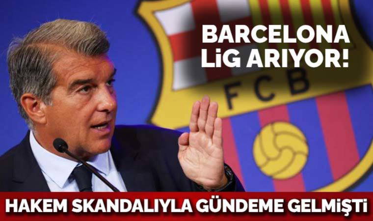 Hakem skandalıyla gündeme gelen Barcelona lig arıyor!