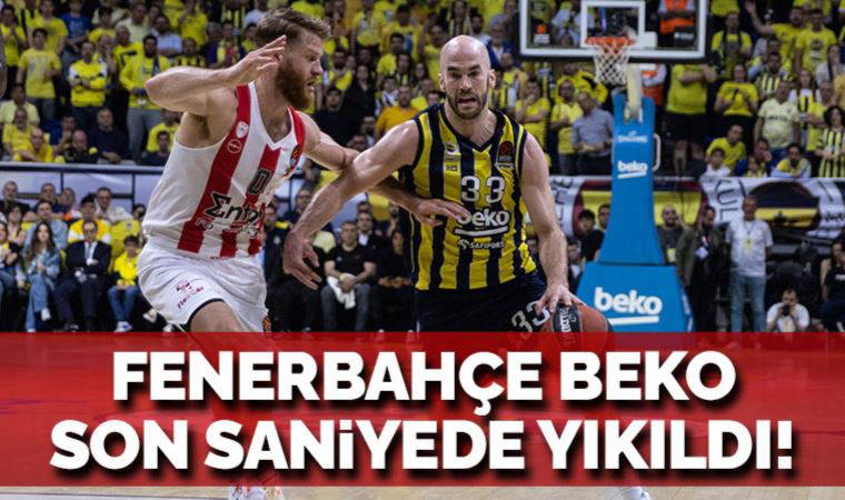 Fenerbahçe Beko son saniyede yıkıldı!