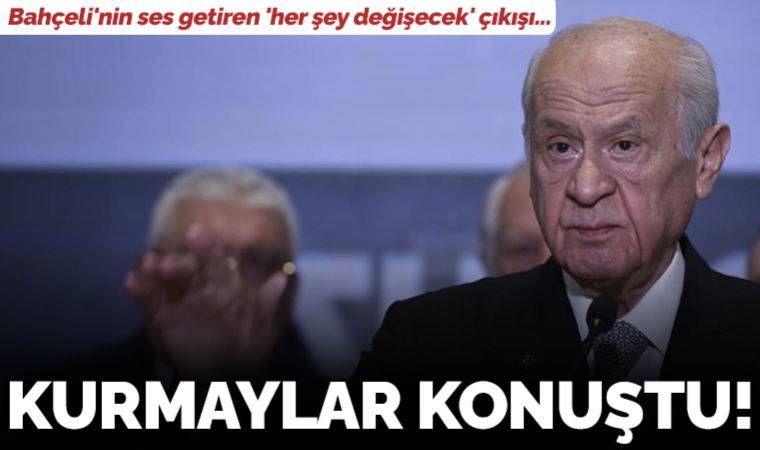 'Önümüzdeki günlerde çok şey değişecektir' sözlerini kurmaylar değerlendirdi: Bahçeli'nin sözleri muhalefete yanıttır