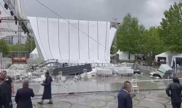 Erdoğan'ın konuştuğu TOBB Genel Kurulu'nda platform çöktü