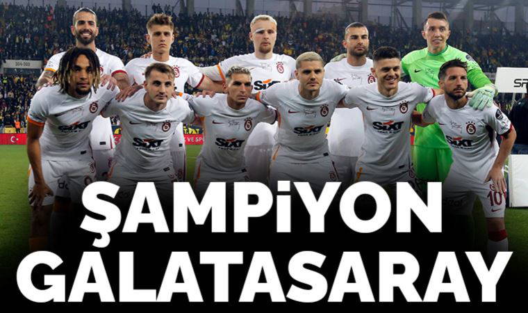 Süper Lig'de 23. kez şampiyon Galatasaray: Ankaragücü 1-4 Galatasaray