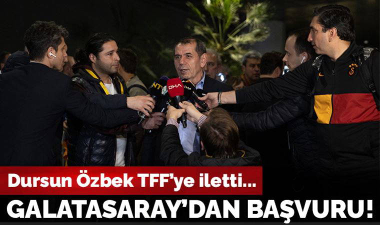 Galatasaray'dan TFF'ye Fenerbahçe maçı başvurusu