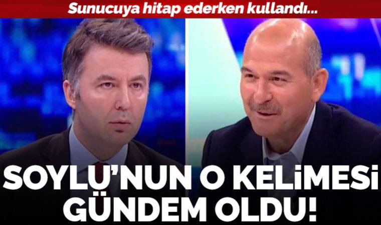 Süleyman Soylu, Mehmet Akif Ersoy'a canlı yayında 'Bitanem' dedi