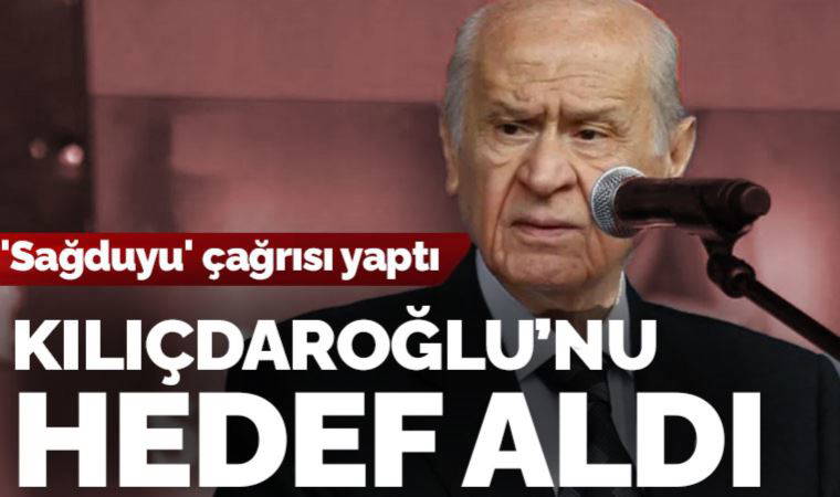 'Sağduyu' çağrısı yapan Bahçeli, Kılıçdaroğlu'nu hedef aldı
