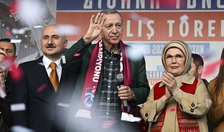 PTT'nin sosyal medya hesabından AKP mitingi paylaşımı