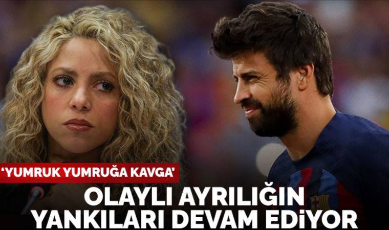 Gerard Pique ve Shakira'nın erkek kardeşi yumruk yumruğa kavga etti!