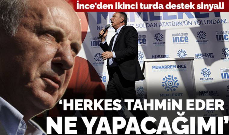 Muharrem İnce canlı yayında konuştu: İkinci turda kimi destekleyeceğinin sinyalini verdi