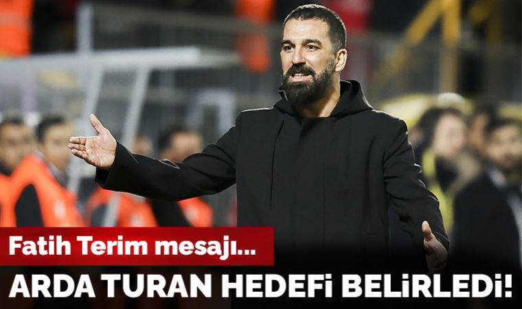 Eyüpspor Teknik Direktörü Arda Turan hedefi belirledi