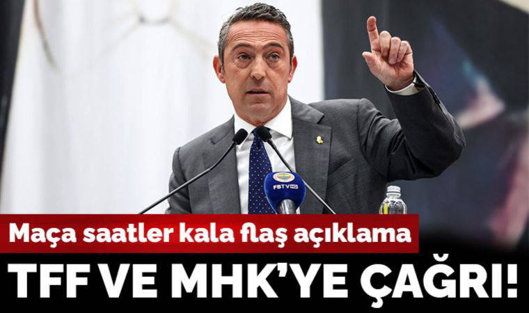 Fenerbahçe'den maça saatler kala 'hakem' çağrısı!