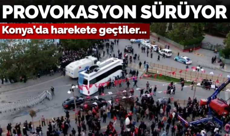 Nevşin Mengü'den 'Konya' uyarısı: Pankartların kesilip indirildiği aktarılıyor