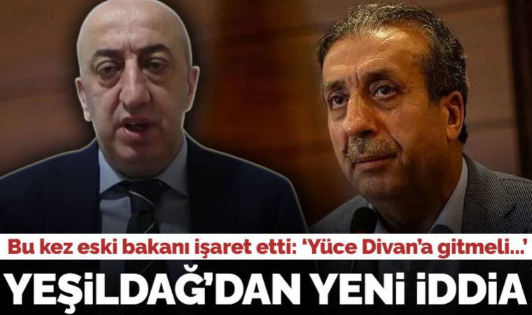 Ali Yeşildağ’dan, Mehdi Eker için yeni iddia: Bakanlığını soydu