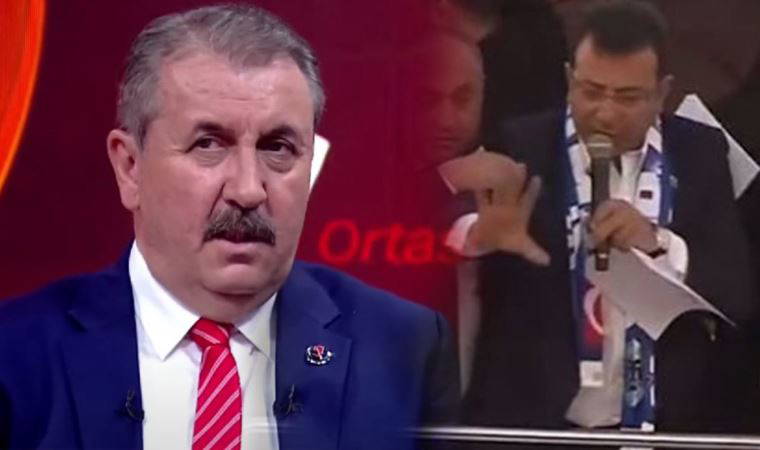 İmamoğlu'na taşlı saldırıya sahip çıktı... BBP lideri Destici'den skandal sözler: 'Dadaşlar meydanı boş bırakır mı?'