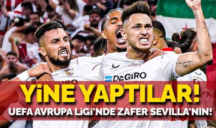 UEFA Avrupa Ligi'nde zafer Sevilla'nın!