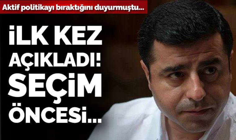 Selahattin Demirtaş'tan 'Cumhurbaşkanlığı' açıklaması: 'Önerim gerekçe sunulmadan reddedildi'