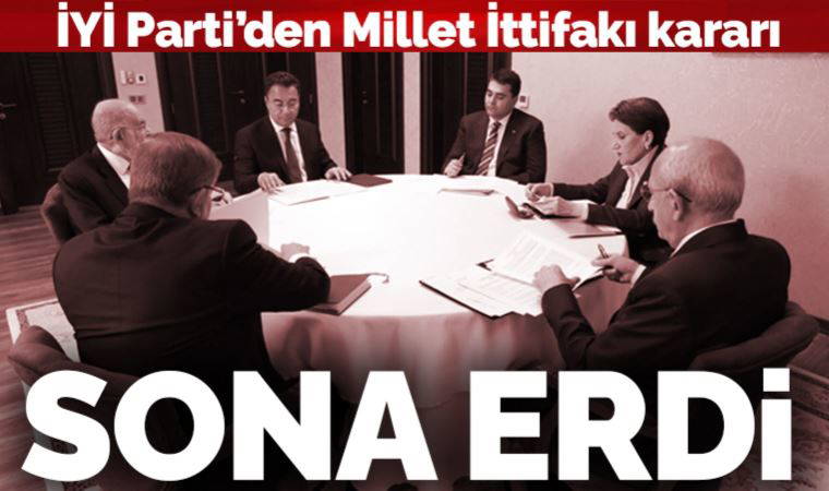 İYİ Partili Bahadır Erdem'den Millet İttifakı açıklaması: Seçimle birlikte bitti