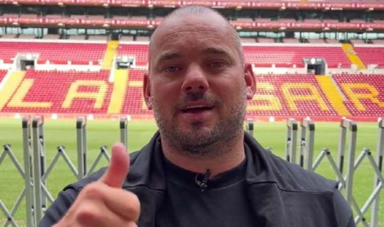 Wesley Sneijder'den Galatasaray'a ziyaret