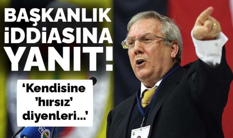 Eski Fenerbahçe Başkanı Aziz Yıldırım'dan seçim iddiasına yanıt