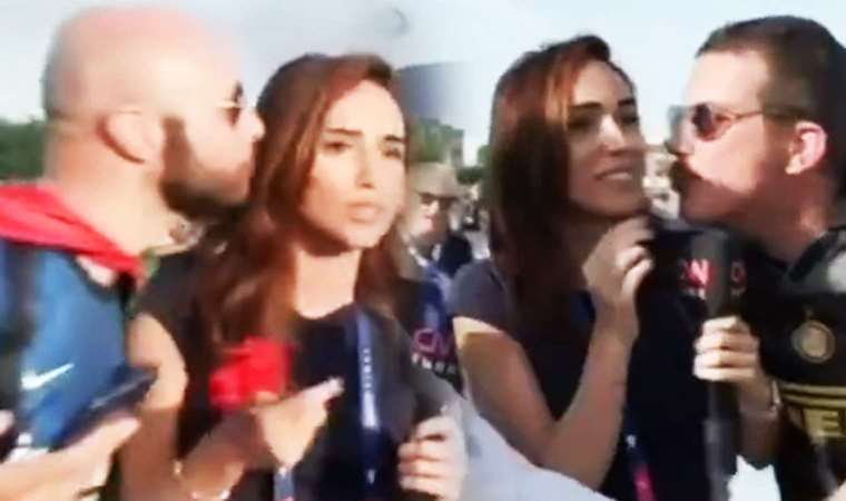 CNN TÜRK muhabirini öpmelere doyamadılar!
