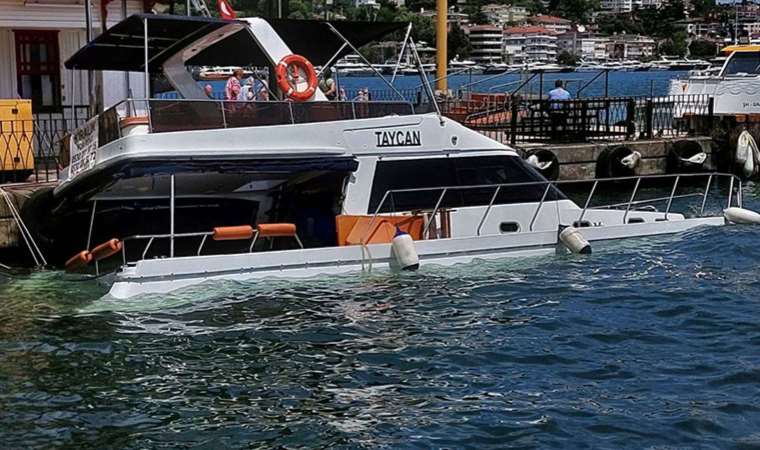 Son Dakika: Beşiktaş'ta yat battı: Yolcular tahliye edildi