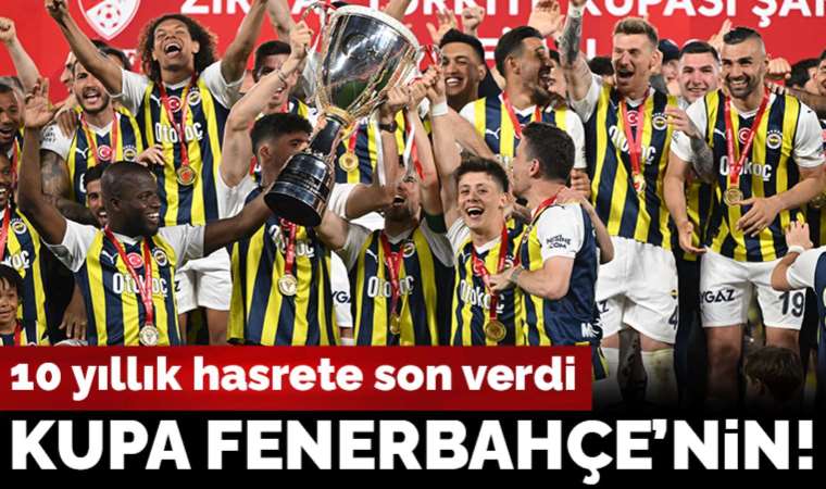 Türkiye Kupası'nda zafer Fenerbahçe'nin: Fenerbahçe 2-0 Başakşehir