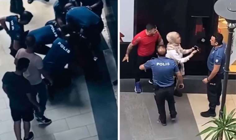 Eşine saldırıp polise direnen zanlı 'firari' çıktı