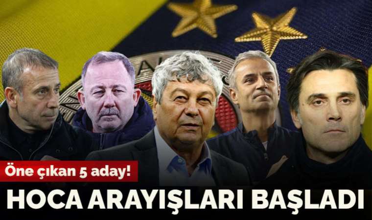 Fenerbahçe, hoca arayışlarına başladı: Öne çıkan 5 aday!