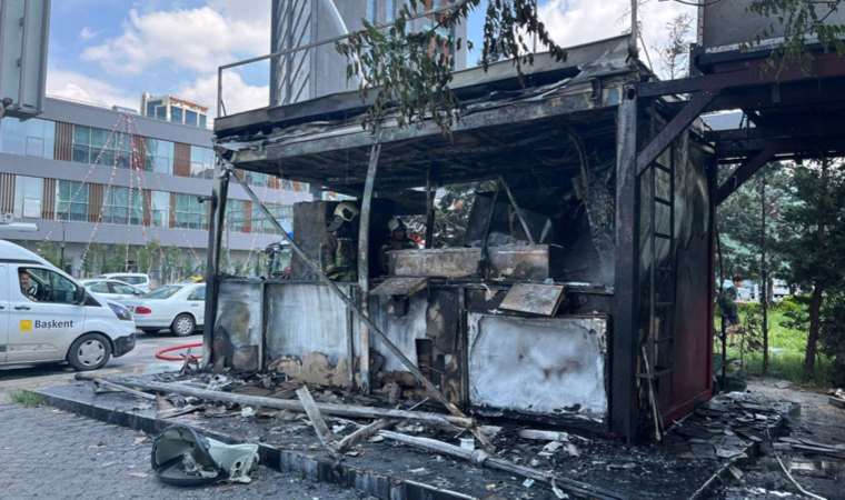 Ankara'da köftecide yangın: 1 yaralı