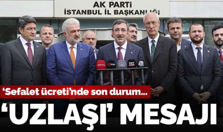Cumhurbaşkanı Yardımcısı Cevdet Yılmaz'dan 'asgari ücret' açıklaması