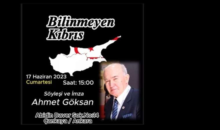 Gazeteci yazar Göksan 'Bilinmeyen Kıbrıs'ı anlatacak